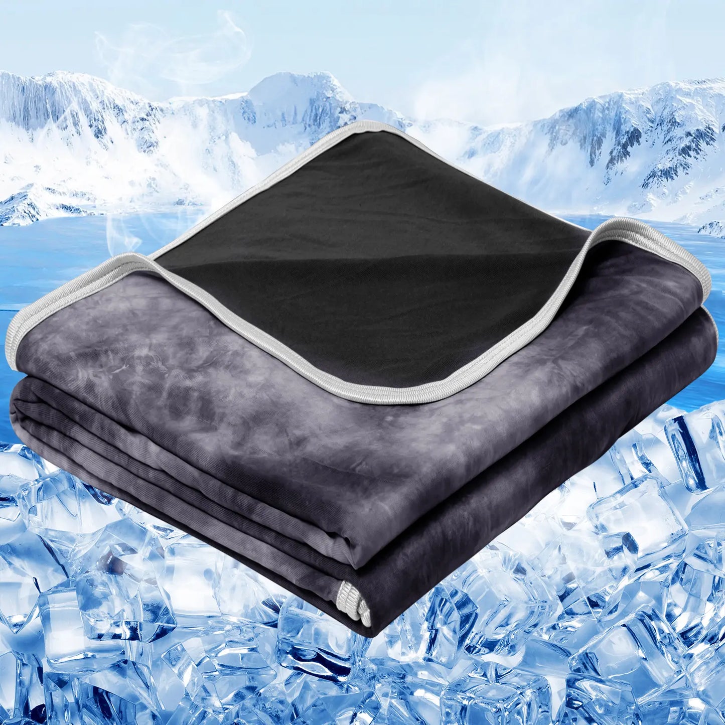 Queen Size Cooling Blanket - Lightweight, Breathable Summer Blanket for Hot Sleepers and Night Sweats, Ideal for Couch and Bed Use, Perfect Gift for Warm Weather