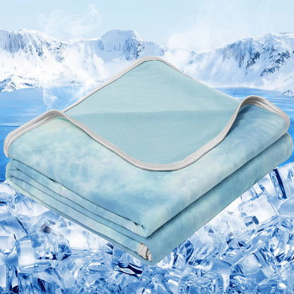 Queen Size Cooling Blanket - Lightweight, Breathable Summer Blanket for Hot Sleepers and Night Sweats, Ideal for Couch and Bed Use, Perfect Gift for Warm Weather