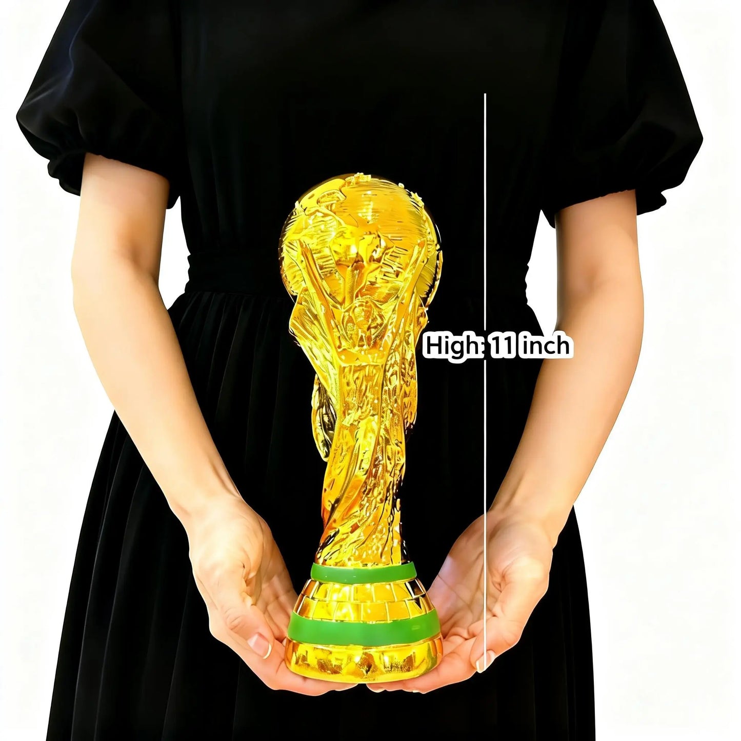 Gold Championship Trophy Cup — Premium Award for Competition, Celebration & Office Decor