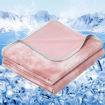 Queen Size Cooling Blanket - Lightweight, Breathable Summer Blanket for Hot Sleepers and Night Sweats, Ideal for Couch and Bed Use, Perfect Gift for Warm Weather