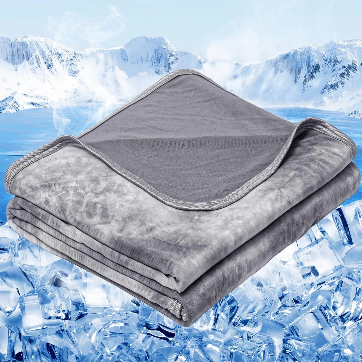 Queen Size Cooling Blanket - Lightweight, Breathable Summer Blanket for Hot Sleepers and Night Sweats, Ideal for Couch and Bed Use, Perfect Gift for Warm Weather
