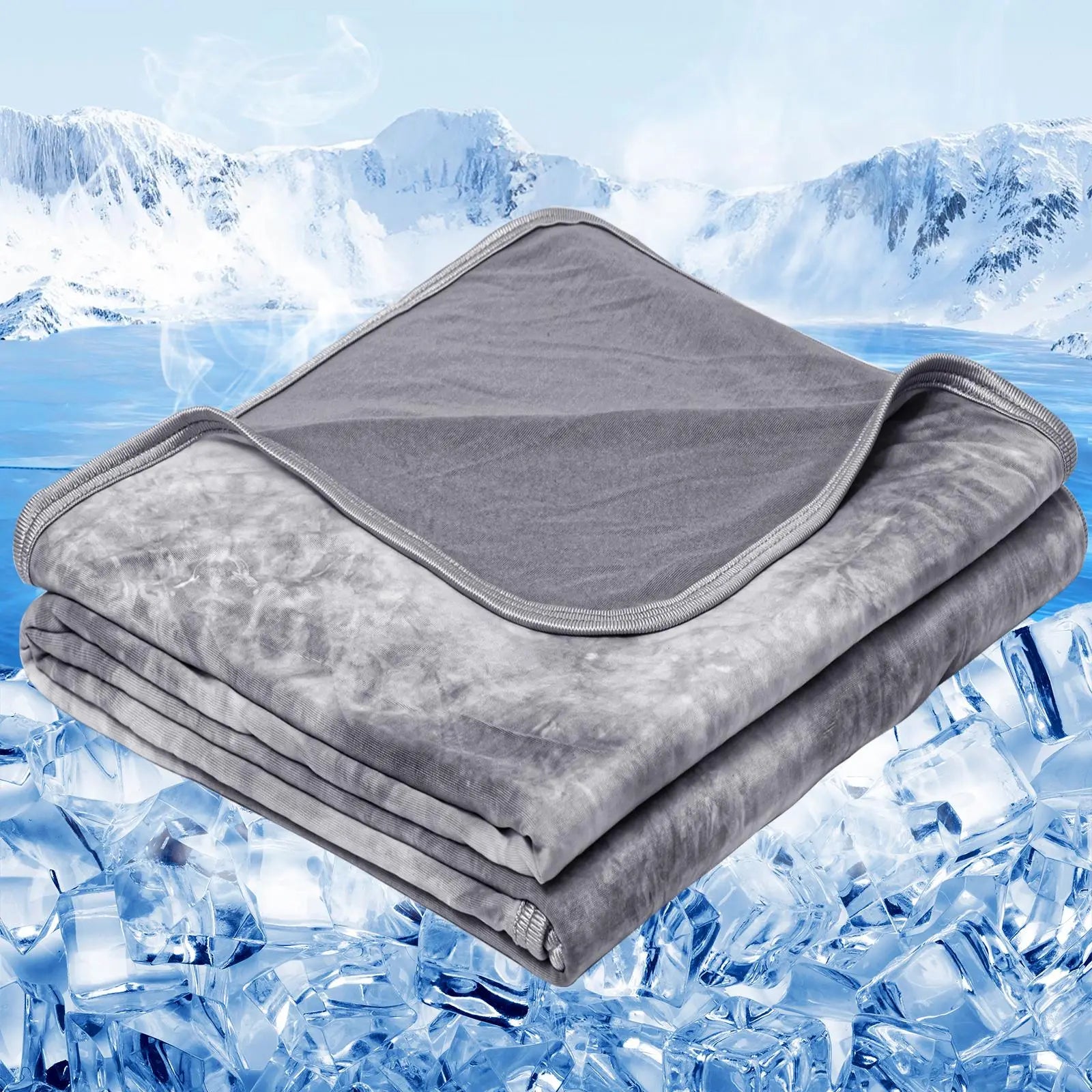 Queen Size Cooling Blanket - Lightweight, Breathable Summer Blanket for Hot Sleepers and Night Sweats, Ideal for Couch and Bed Use, Perfect Gift for Warm Weather