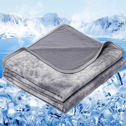 Queen Size Cooling Blanket - Lightweight, Breathable Summer Blanket for Hot Sleepers and Night Sweats, Ideal for Couch and Bed Use, Perfect Gift for Warm Weather