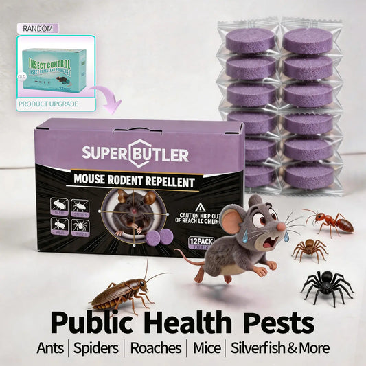 12-Pack Rodent Repellent Balls - Effective Pest Control Solution for Home and Kitchen