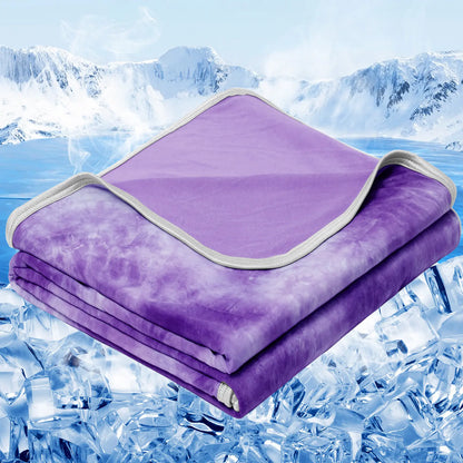 Queen Size Cooling Blanket - Lightweight, Breathable Summer Blanket for Hot Sleepers and Night Sweats, Ideal for Couch and Bed Use, Perfect Gift for Warm Weather