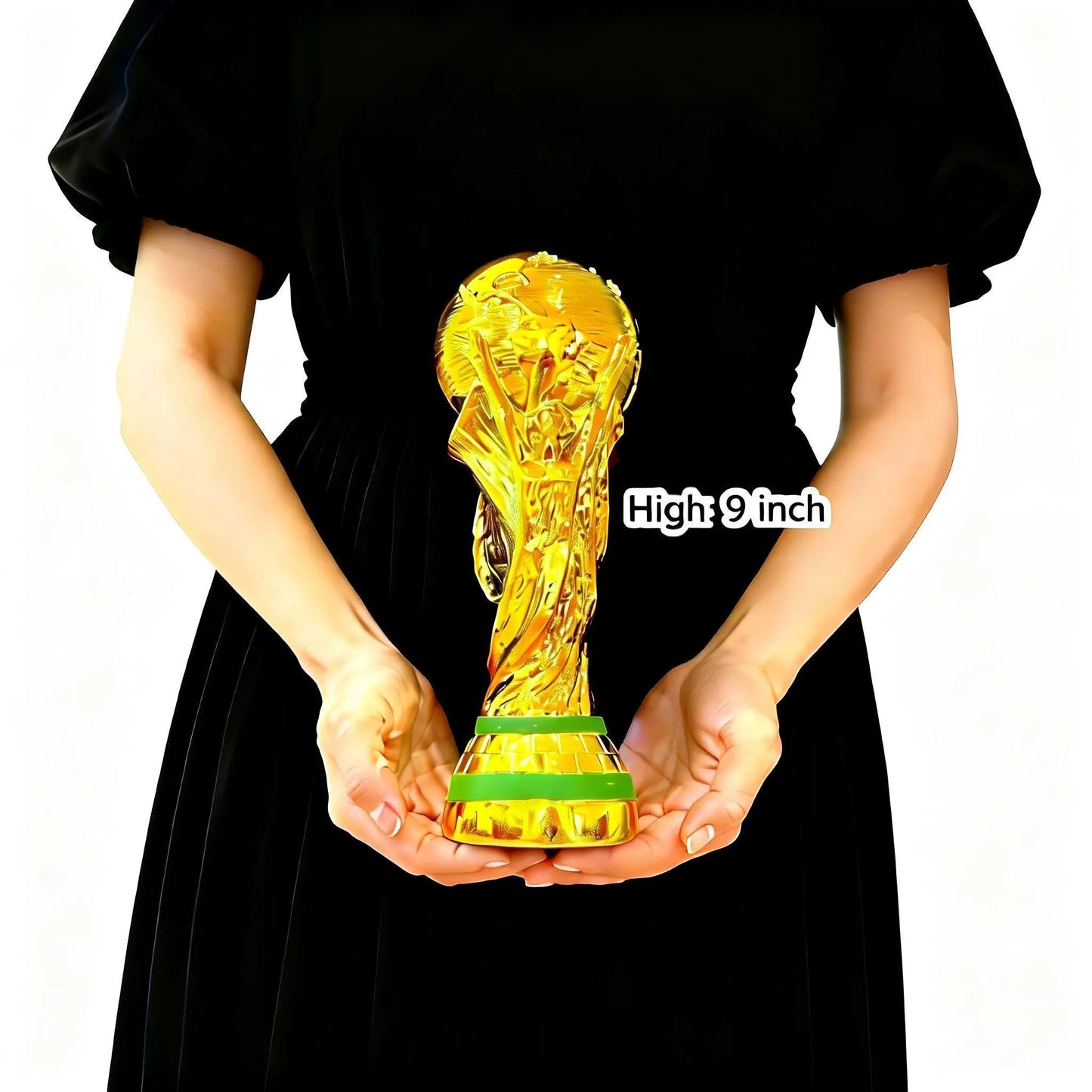 Gold Championship Trophy Cup — Premium Award for Competition, Celebration & Office Decor