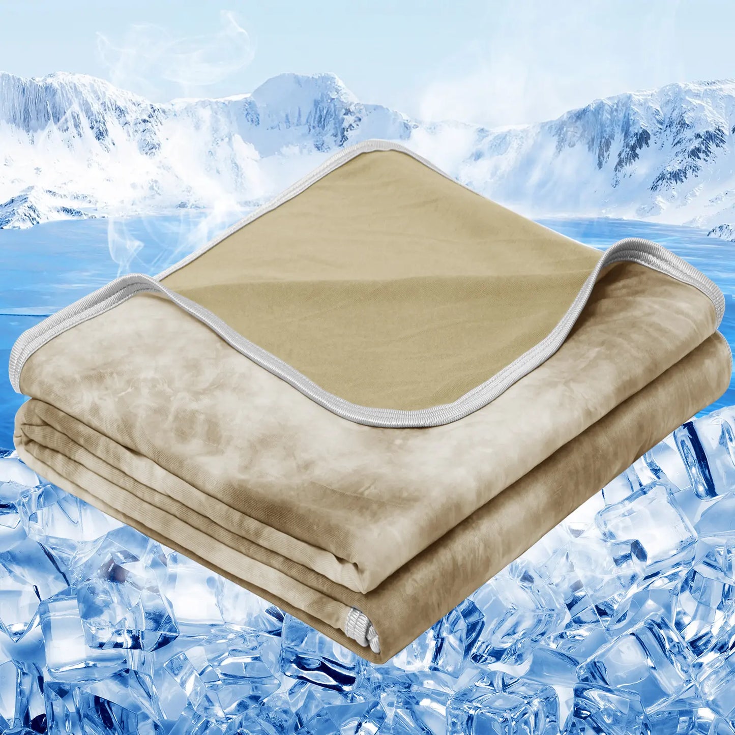 Queen Size Cooling Blanket - Lightweight, Breathable Summer Blanket for Hot Sleepers and Night Sweats, Ideal for Couch and Bed Use, Perfect Gift for Warm Weather