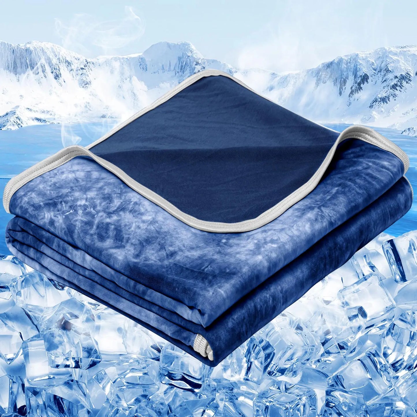 Queen Size Cooling Blanket - Lightweight, Breathable Summer Blanket for Hot Sleepers and Night Sweats, Ideal for Couch and Bed Use, Perfect Gift for Warm Weather