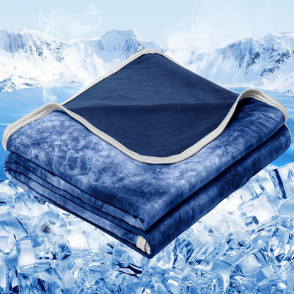 Queen Size Cooling Blanket - Lightweight, Breathable Summer Blanket for Hot Sleepers and Night Sweats, Ideal for Couch and Bed Use, Perfect Gift for Warm Weather
